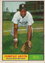 1961 Topps Baseball Cards      454     Pumpsie Green